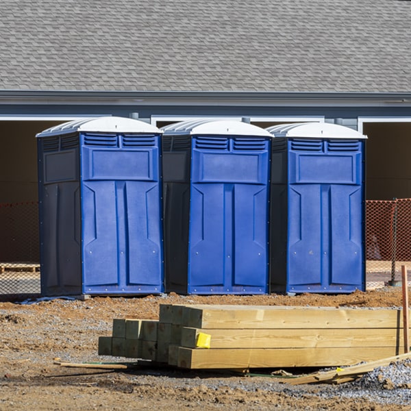 how can i report damages or issues with the portable toilets during my rental period in Henrietta New York